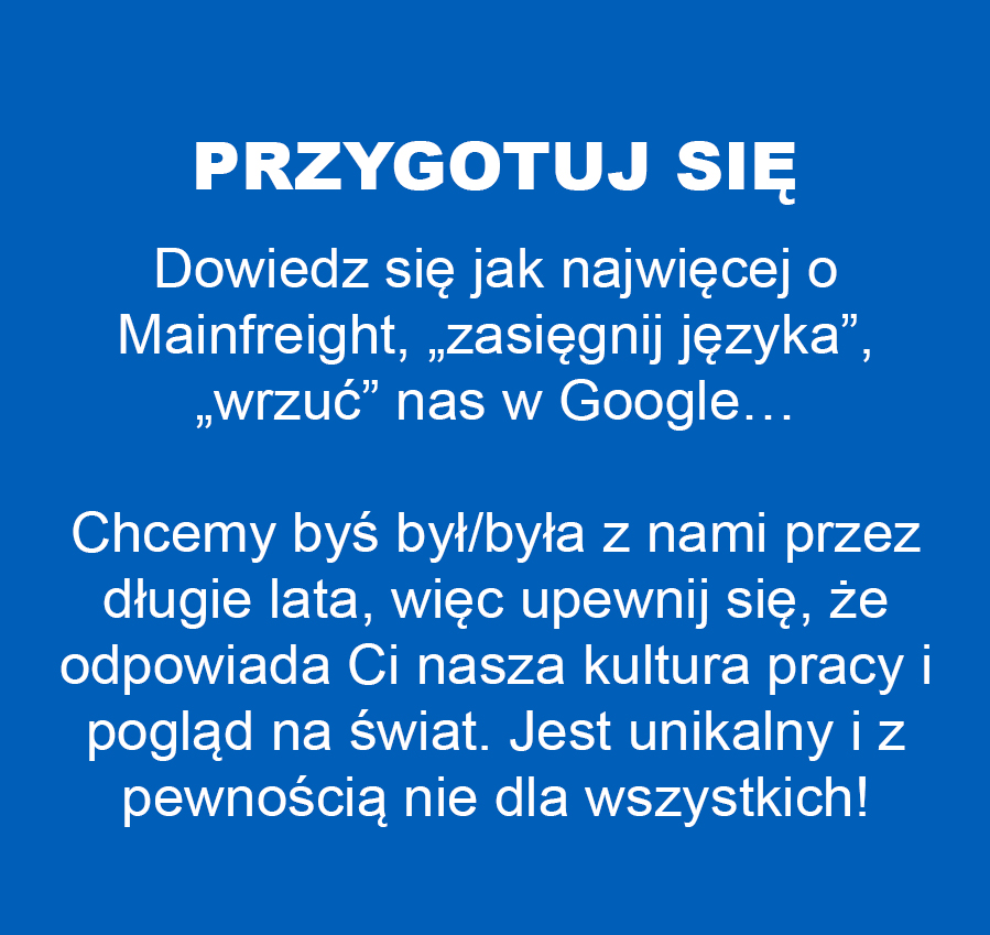 Sprawdź nas i dobrze przygotuj się do rozmowy